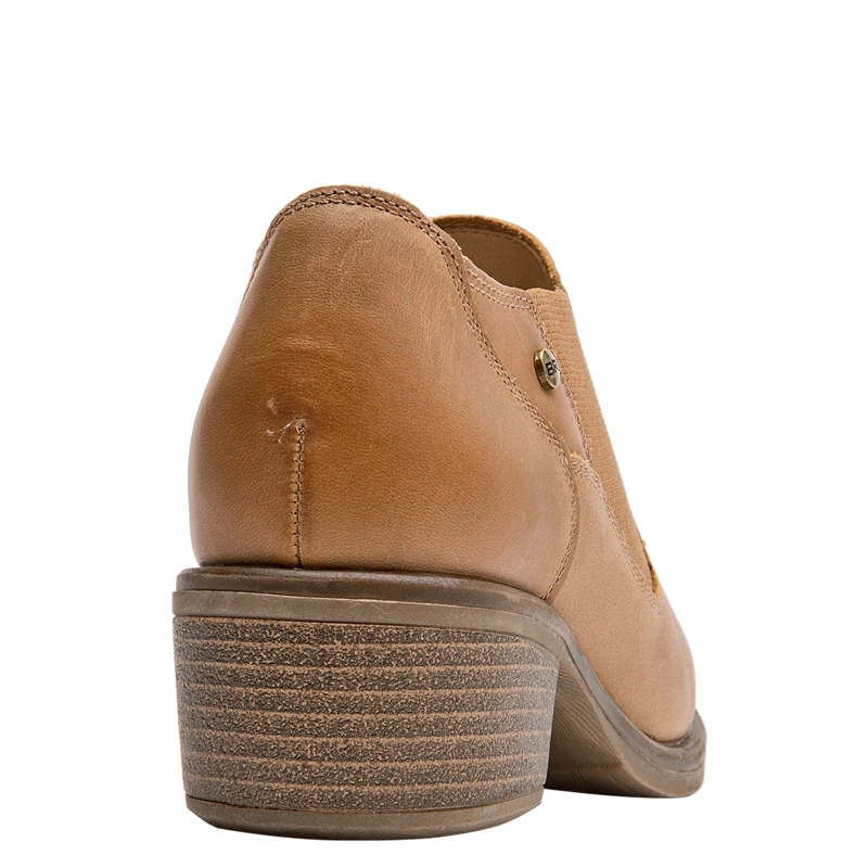 BOTINES MUJER BRUNO ROSSI CAMEL BRM0466 CUERO - 5