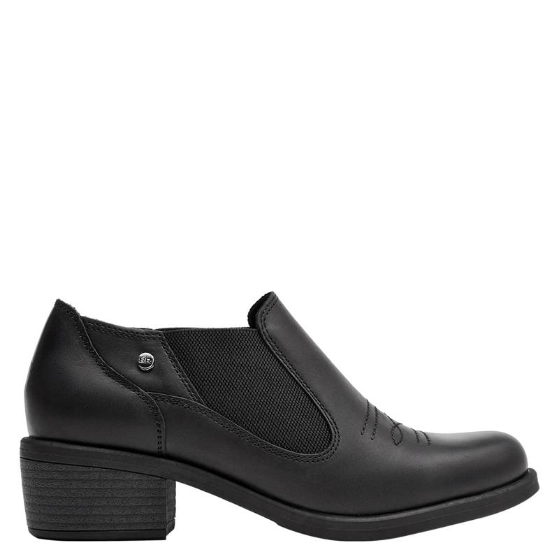 BOTINES MUJER BRUNO ROSSI NEGRO BRM0466 CUERO - 1
