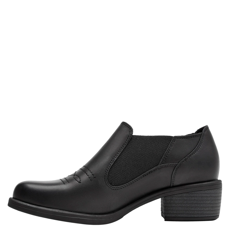 BOTINES MUJER BRUNO ROSSI NEGRO BRM0466 CUERO - 4