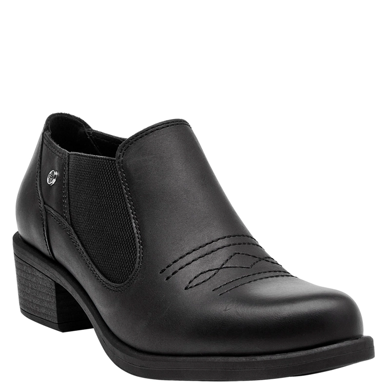 BOTINES MUJER BRUNO ROSSI NEGRO BRM0466 CUERO - 2