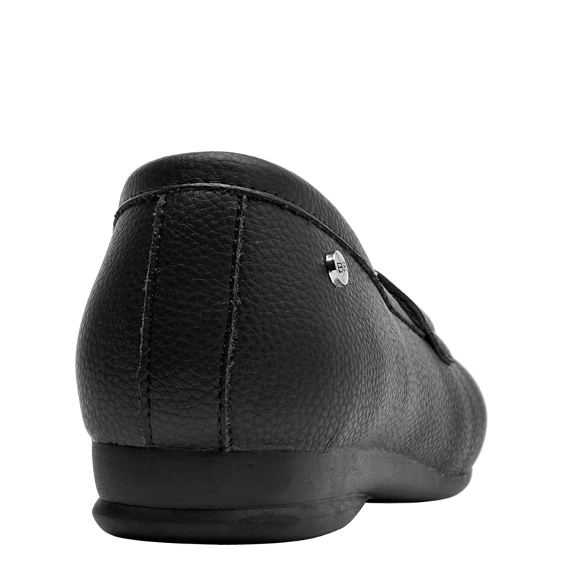 MOCASINES MUJER BRUNO ROSSI NEGRO BRM0067 CUERO - 5
