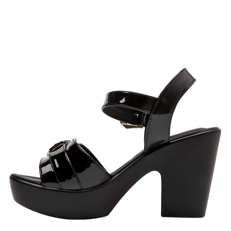SANDALIAS MUJER BRUNO ROSSI NEGRO BRM0153  - 2