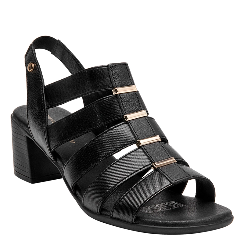 SANDALIAS MUJER BRUNO ROSSI NEGRO BRM0155  - 3
