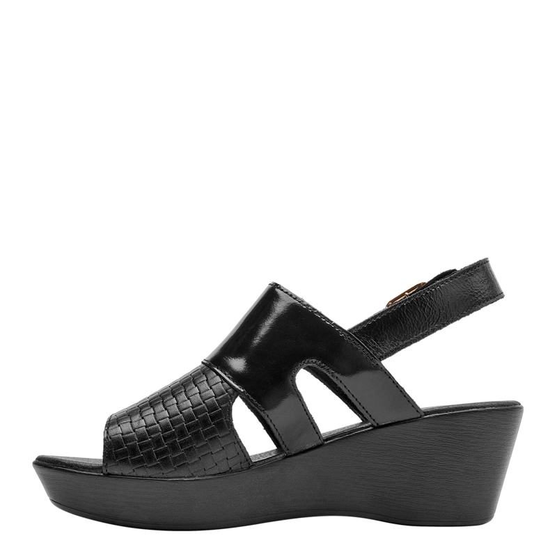 SANDALIAS MUJER BRUNO ROSSI NEGRO BRM0406 CUERO - 2