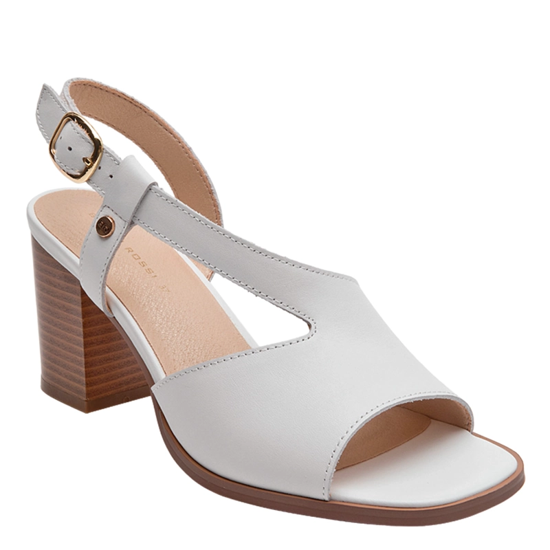SANDALIAS MUJER BRUNO ROSSI BLANCO BRM0410 CUERO - 3