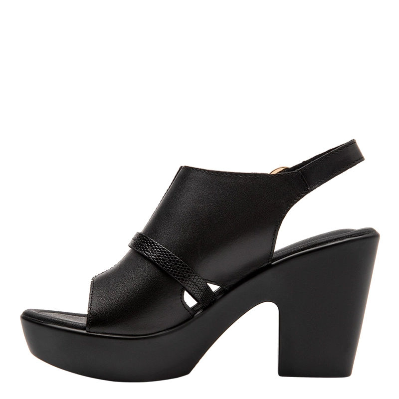 SANDALIAS MUJER BRUNO ROSSI NEGRO BRM0418 CUERO - 2