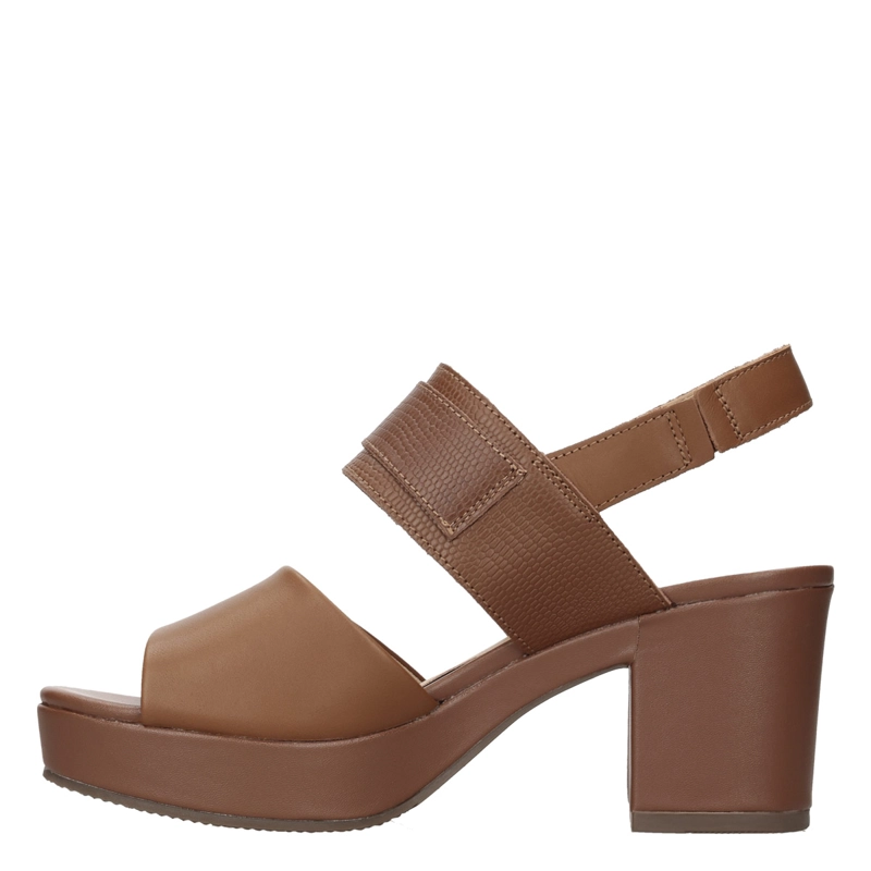 SANDALIAS MUJER BRUNO ROSSI CAMEL BRM0421 CUERO - 4