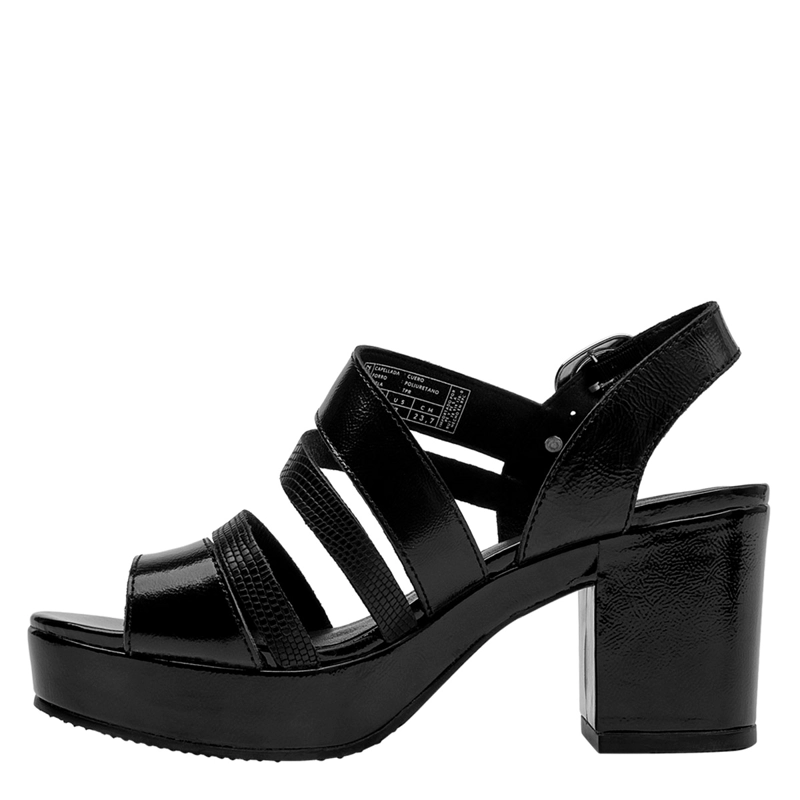 SANDALIAS MUJER BRUNO ROSSI NEGRO BRM0422 CUERO - 2