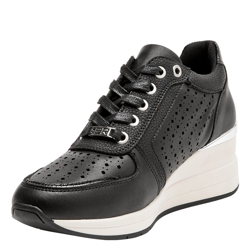 ZAPATILLAS MUJER BRUNO ROSSI URBANAS NEGRO BRM0470 CUERO - 3
