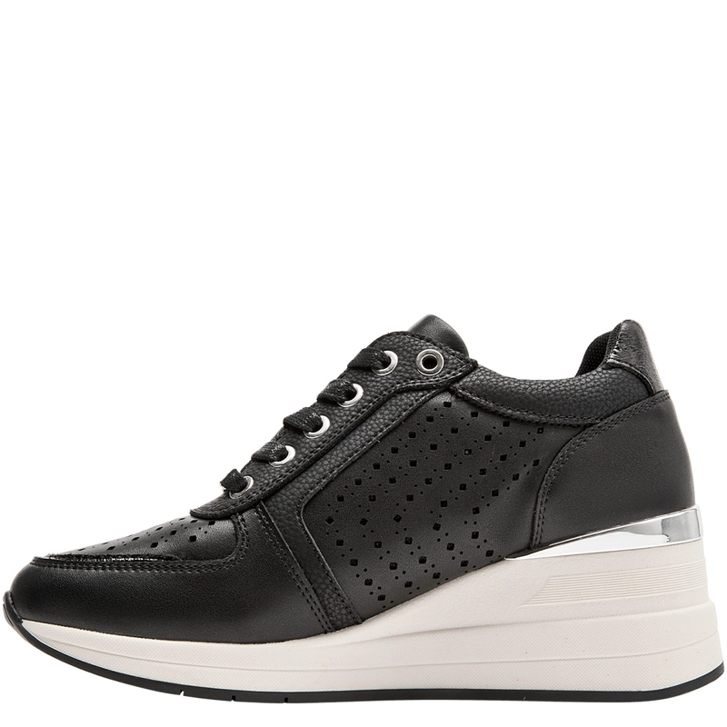 ZAPATILLAS MUJER BRUNO ROSSI URBANAS NEGRO BRM0470 CUERO - 4