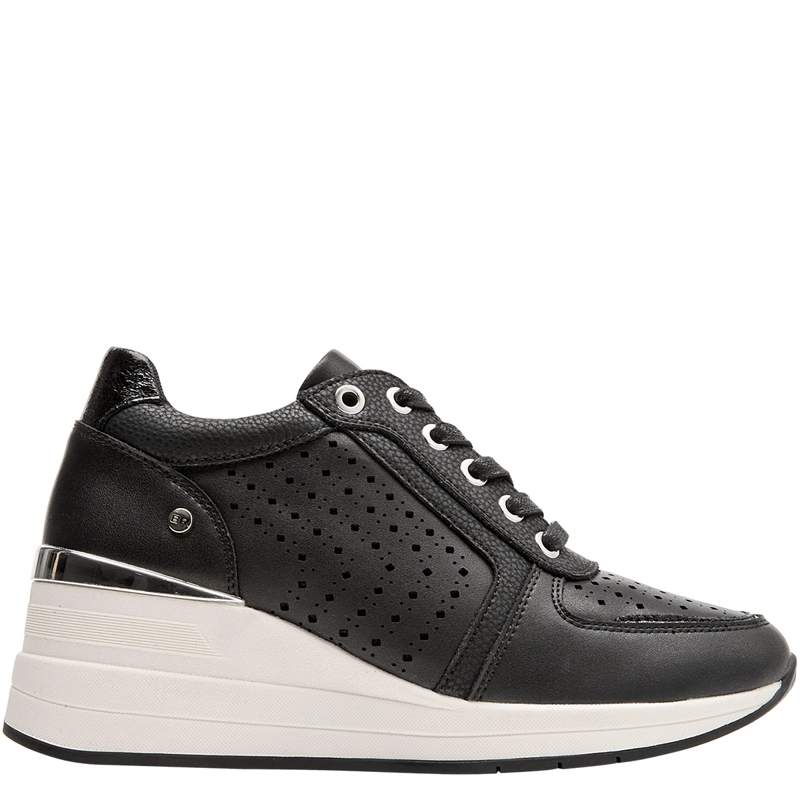 ZAPATILLAS MUJER BRUNO ROSSI URBANAS NEGRO BRM0470 CUERO - 1