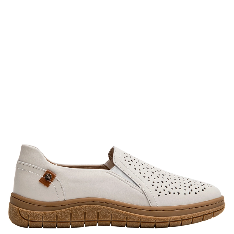 ZAPATOS MUJER BRUNO ROSSI BLANCO BRM0064 CUERO - 1