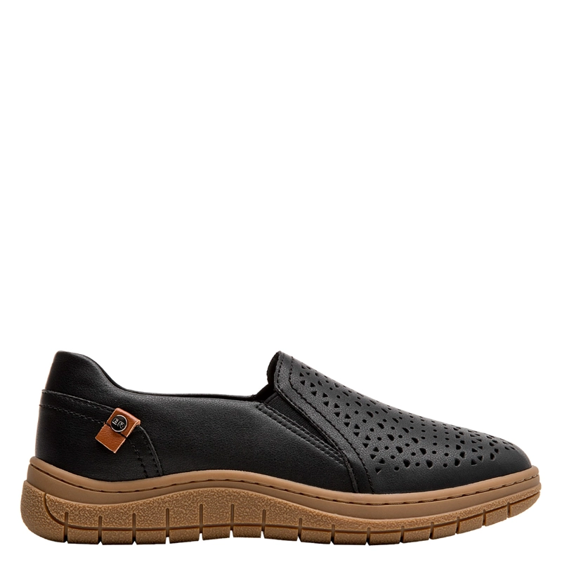 ZAPATOS MUJER BRUNO ROSSI NEGRO BRM0064 CUERO - 1