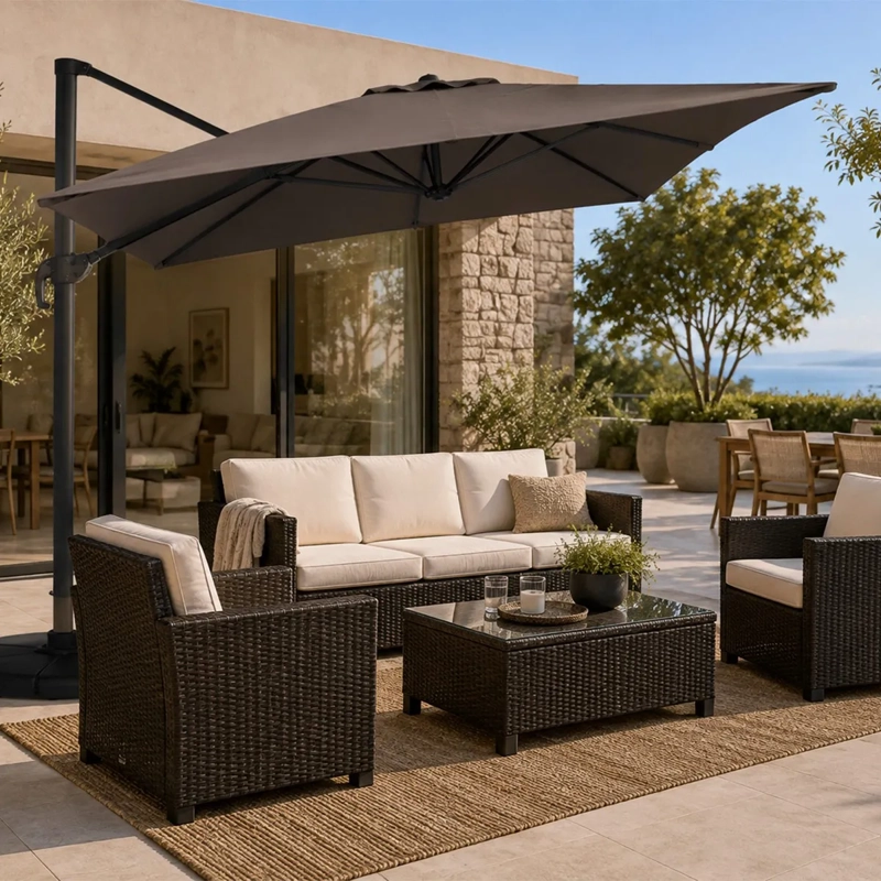 QUITASOL MAISON LINETT ROMA 4X3 GRIS - 1