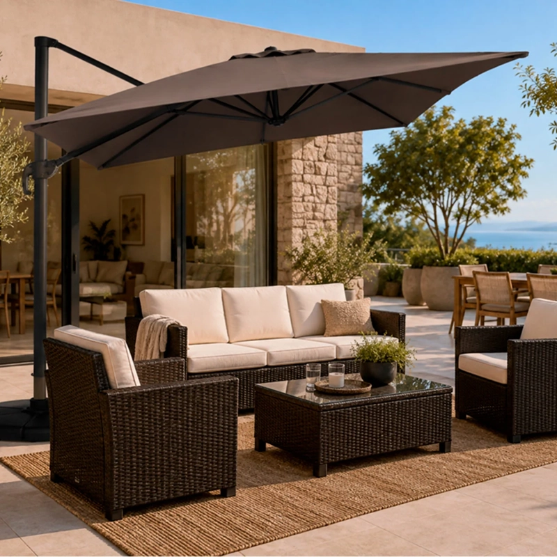 QUITASOL RIPLEY HOME PREMIUM 3X3 SIN BASE GRIS - 1