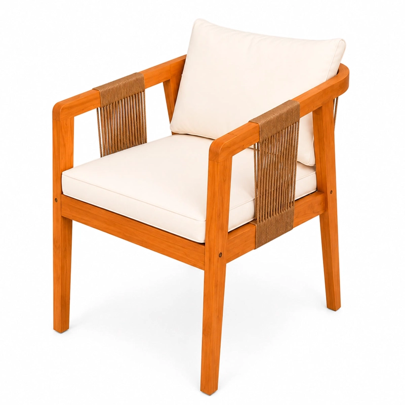 JUEGO DE COMEDOR MAISON LINETT VICENT ACACIA 7 PIEZAS - 3