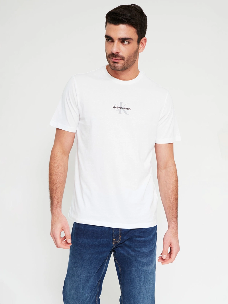 POLERA HOMBRE CALVIN KLEIN MANGA CORTA - 1