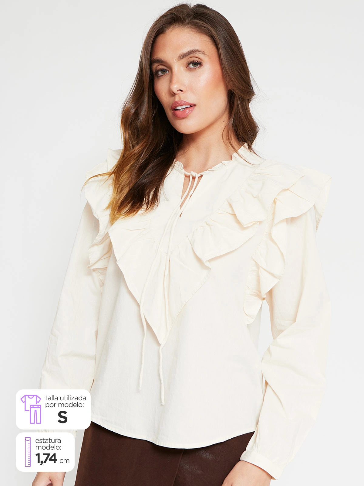 BLUSA MUJER ONLY ALGODÓN  - 1