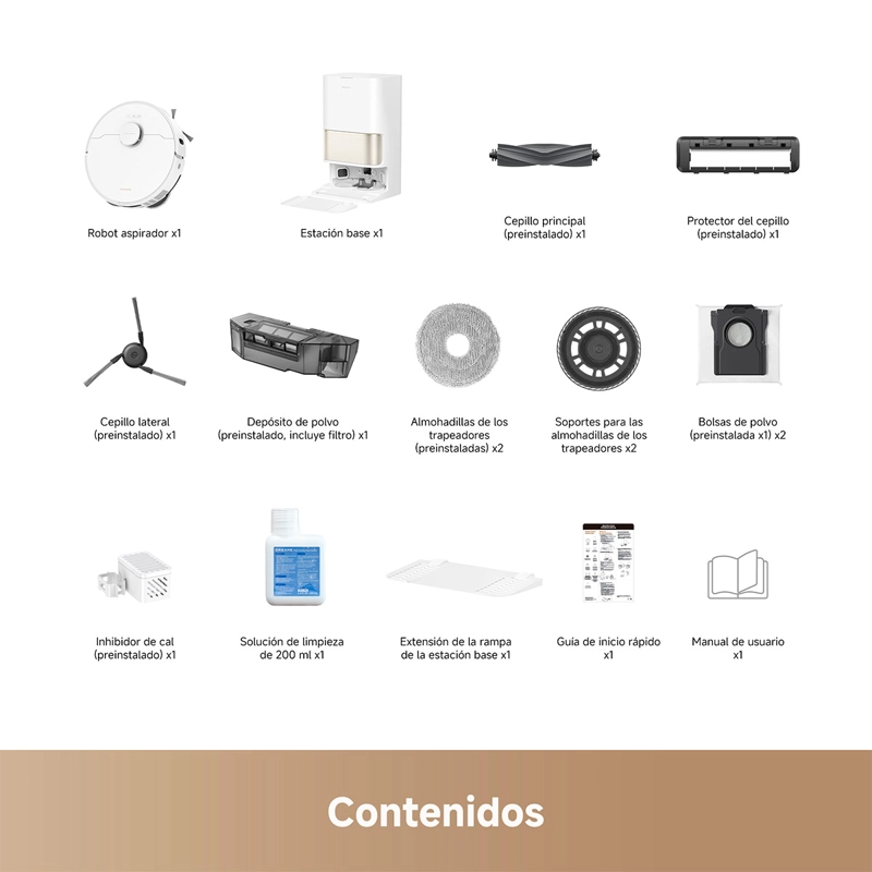 ROBOT 2 EN 1 ASPIRADOR TRAPEADOR DREAME L50 ULTRA CE - 12