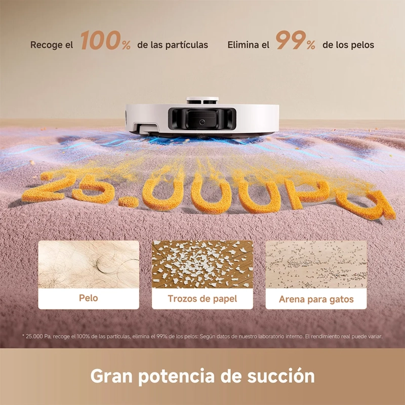 ROBOT 2 EN 1 ASPIRADOR TRAPEADOR DREAME L50 ULTRA CE - 4
