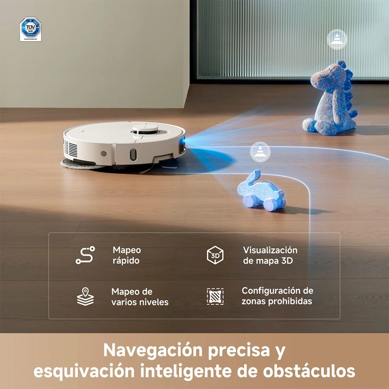 ROBOT 2 EN 1 ASPIRADOR TRAPEADOR DREAME L50 ULTRA CE - 9