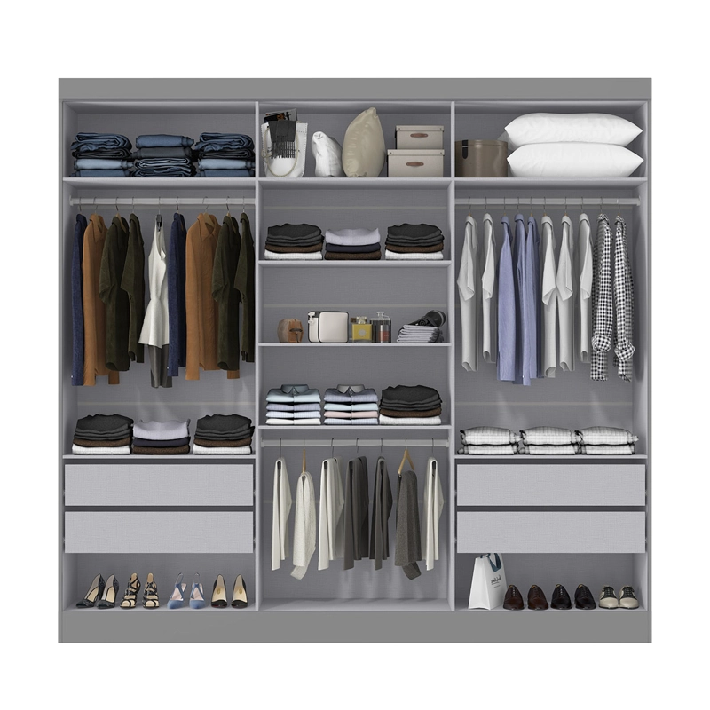 CLOSET DI PORETTI DESIGN 12K 6P 4C GRIS  - 2