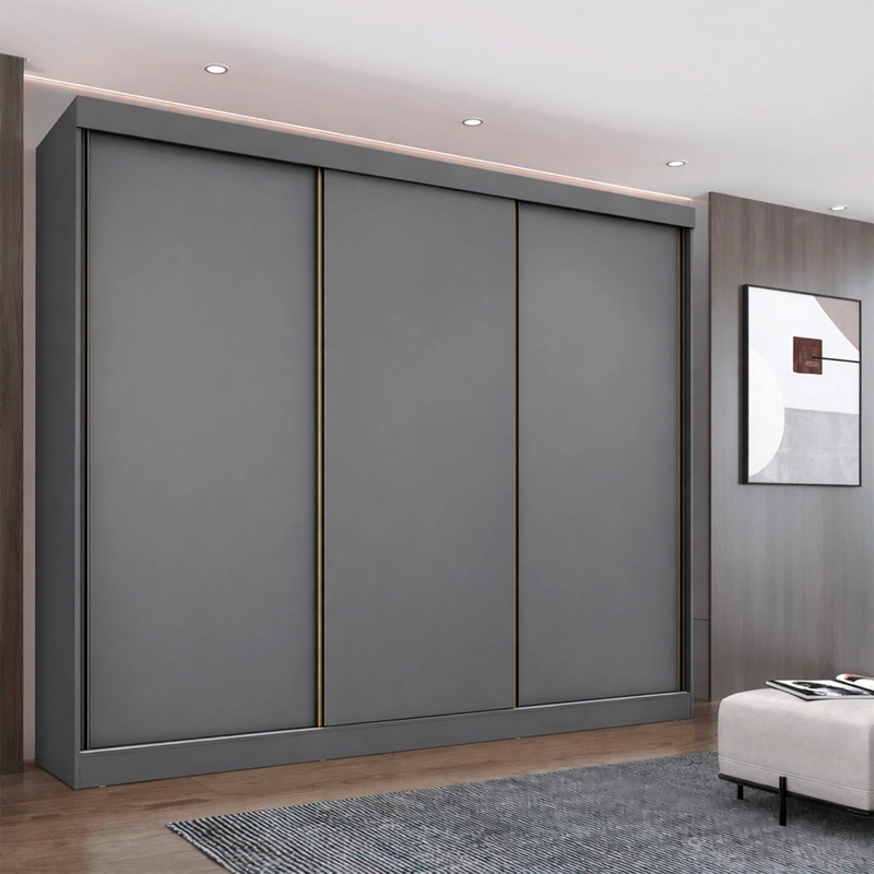CLOSET DI PORETTI DESIGN AMBAR 3P 8C GRIS