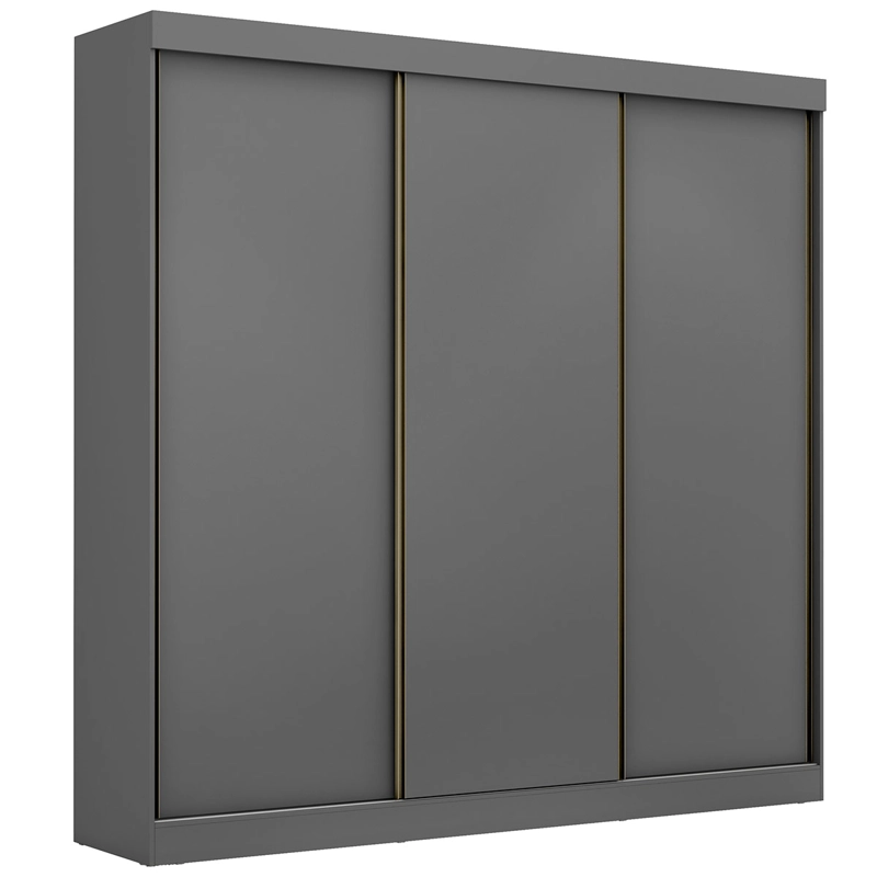 CLOSET DI PORETTI DESIGN AMBAR 3P 8C GRIS - 2