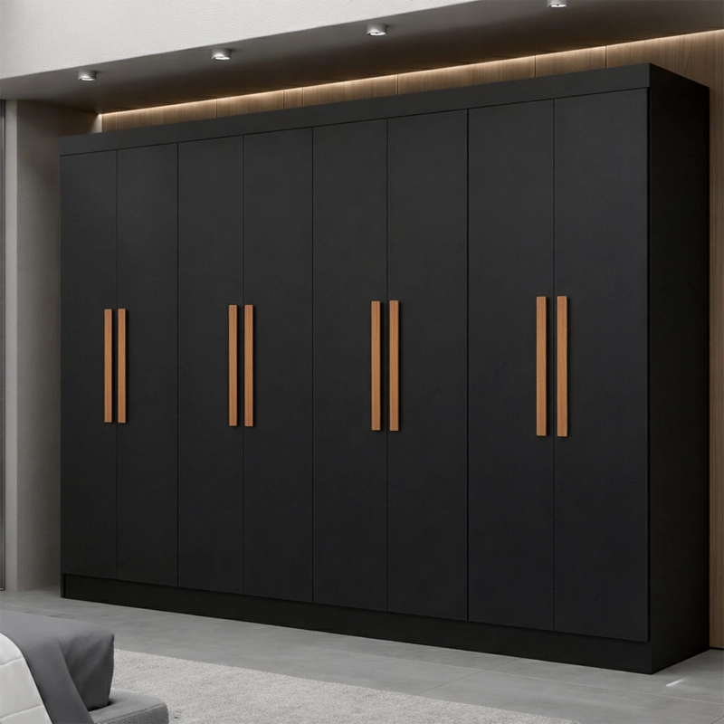 CLOSET DI PORETTI DESIGN PARIS 8P 4C NEGRO