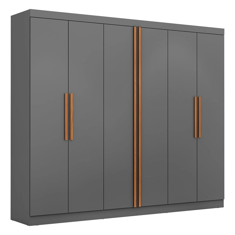 CLOSET DI PORETTI DESIGN TITANIUM 6P 4C GRIS - 2