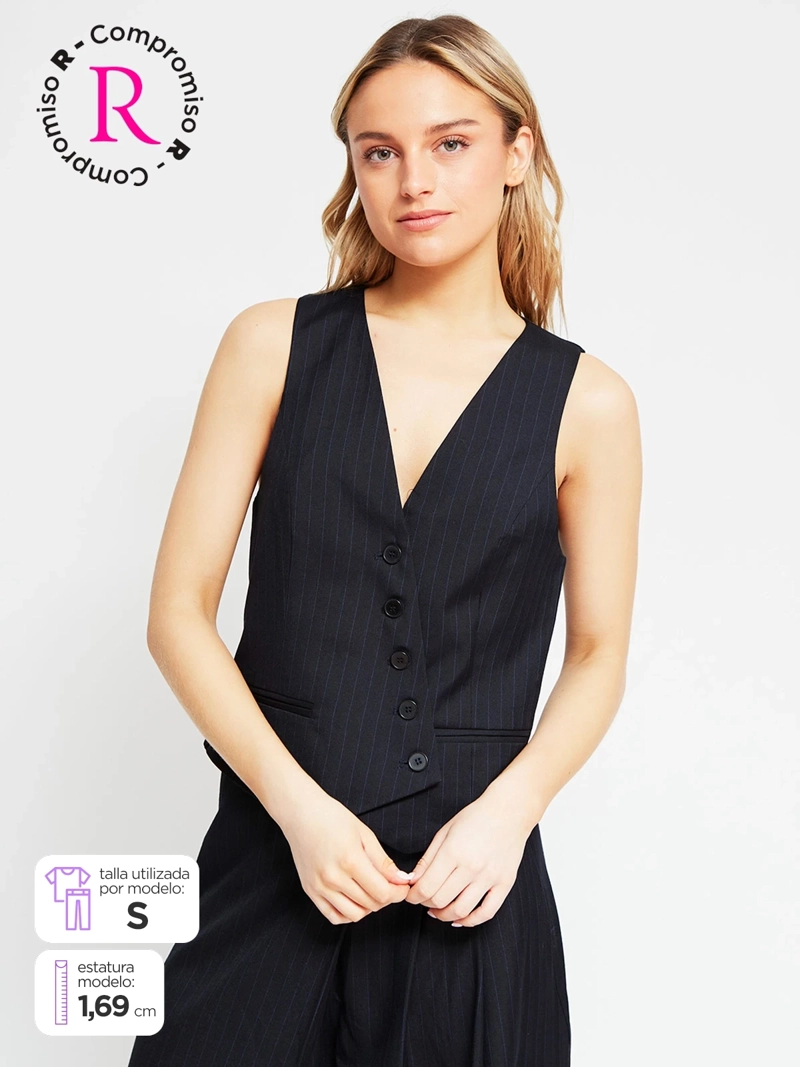 GILET MUJER INDEX DENIM - 1