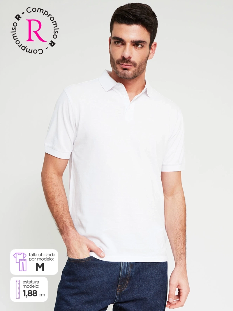POLERA HOMBRE MARQUIS ALGODÓN CUELLO POLO MANGA CORTA PIQUE - 1