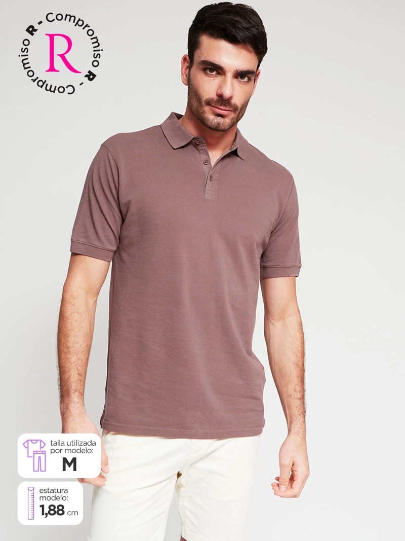 POLERA HOMBRE MARQUIS ALGODÓN CUELLO POLO MANGA CORTA PIQUE