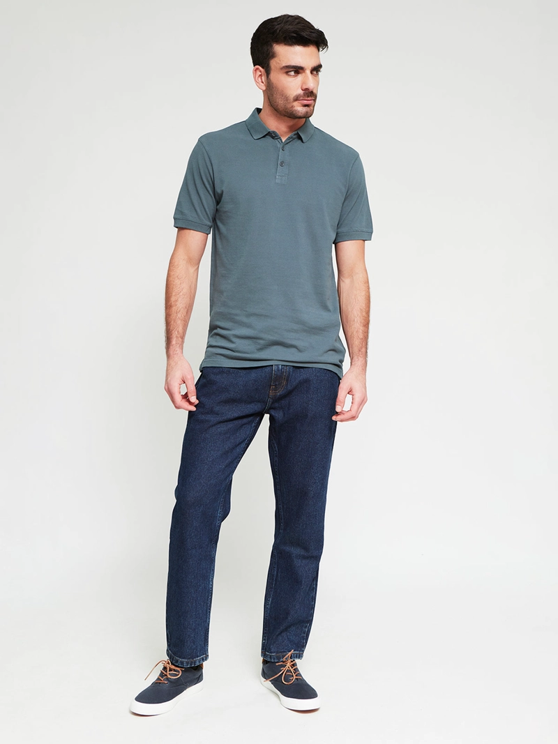 POLERA HOMBRE MARQUIS ALGODÓN CUELLO POLO MANGA CORTA PIQUE - 4