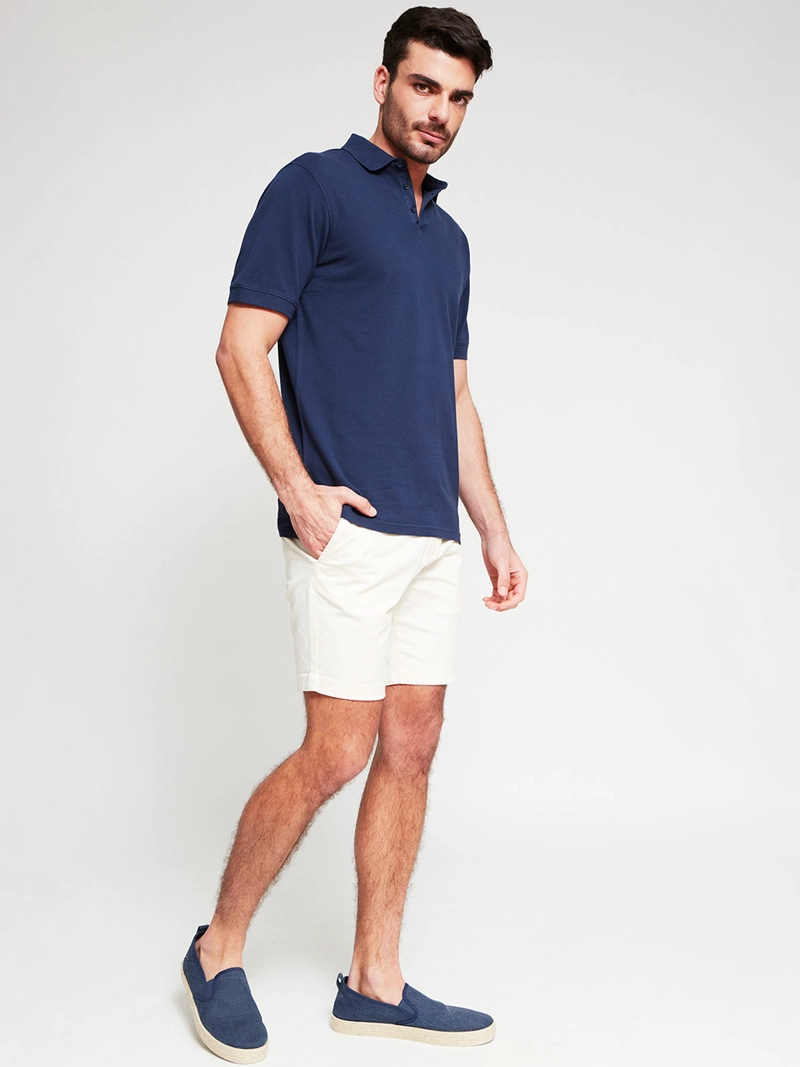 POLERA HOMBRE MARQUIS ALGODÓN CUELLO POLO MANGA CORTA PIQUE - 4