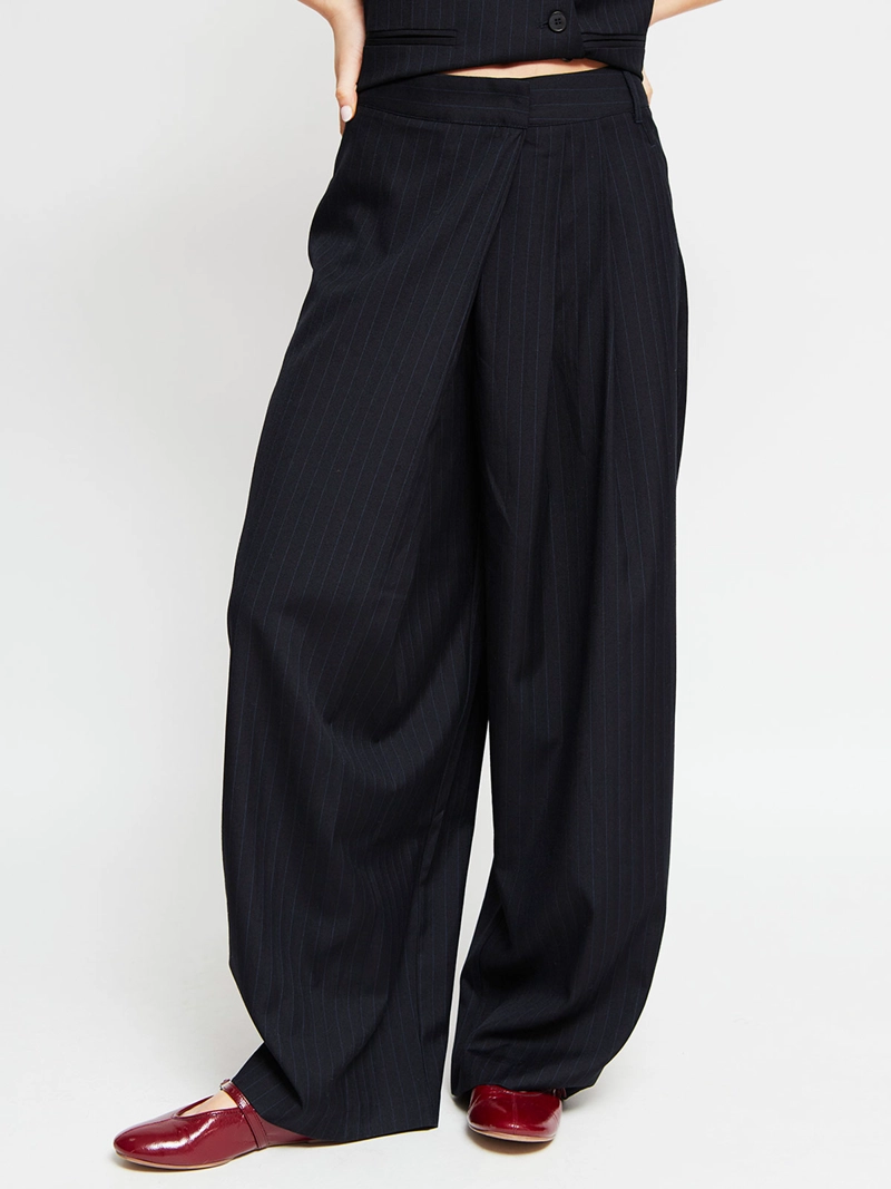 PANTALÓN MUJER INDEX FLUIDO CRUZADO - 2