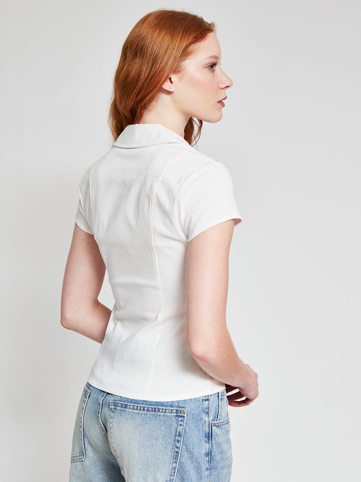 BLUSA MUJER INDEX MANGA CORTA PRINT CIERRE - 2