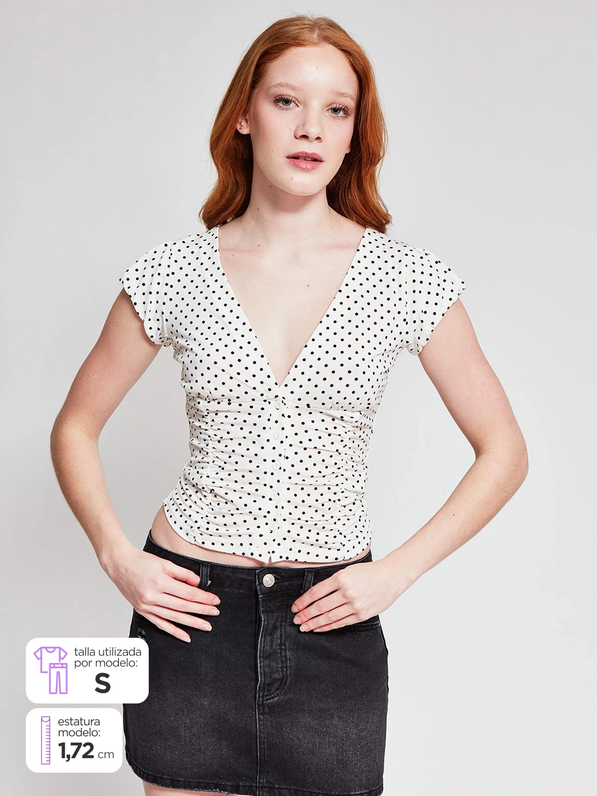 POLERA MUJER INDEX MANGA CORTA PRINT - 1