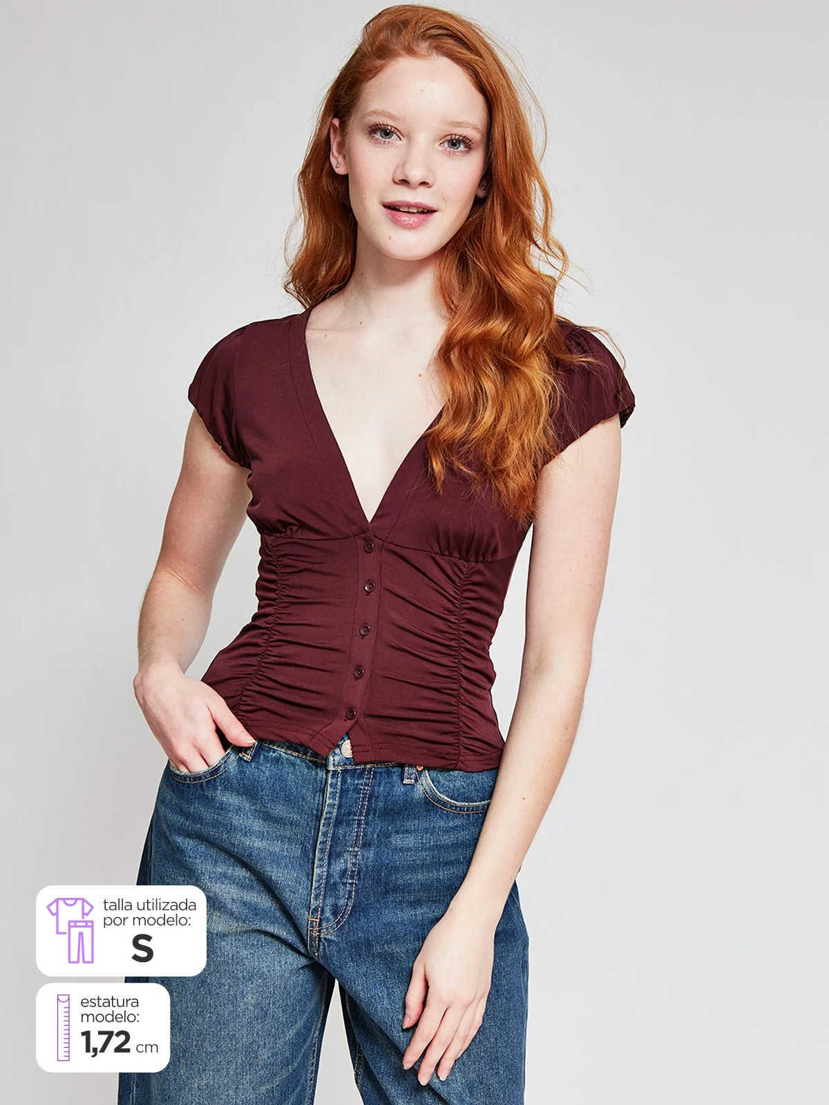 POLERA MUJER INDEX MANGA CORTA PRINT - 1