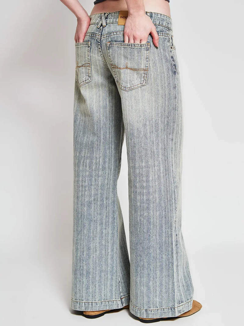 JEANS MUJER INDEX ALGODÓN TIRO BAJO - 3