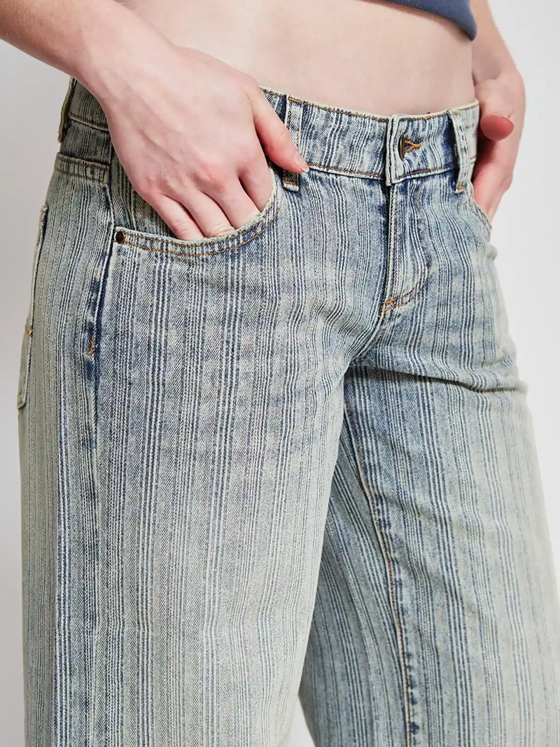 JEANS MUJER INDEX ALGODÓN TIRO BAJO - 4