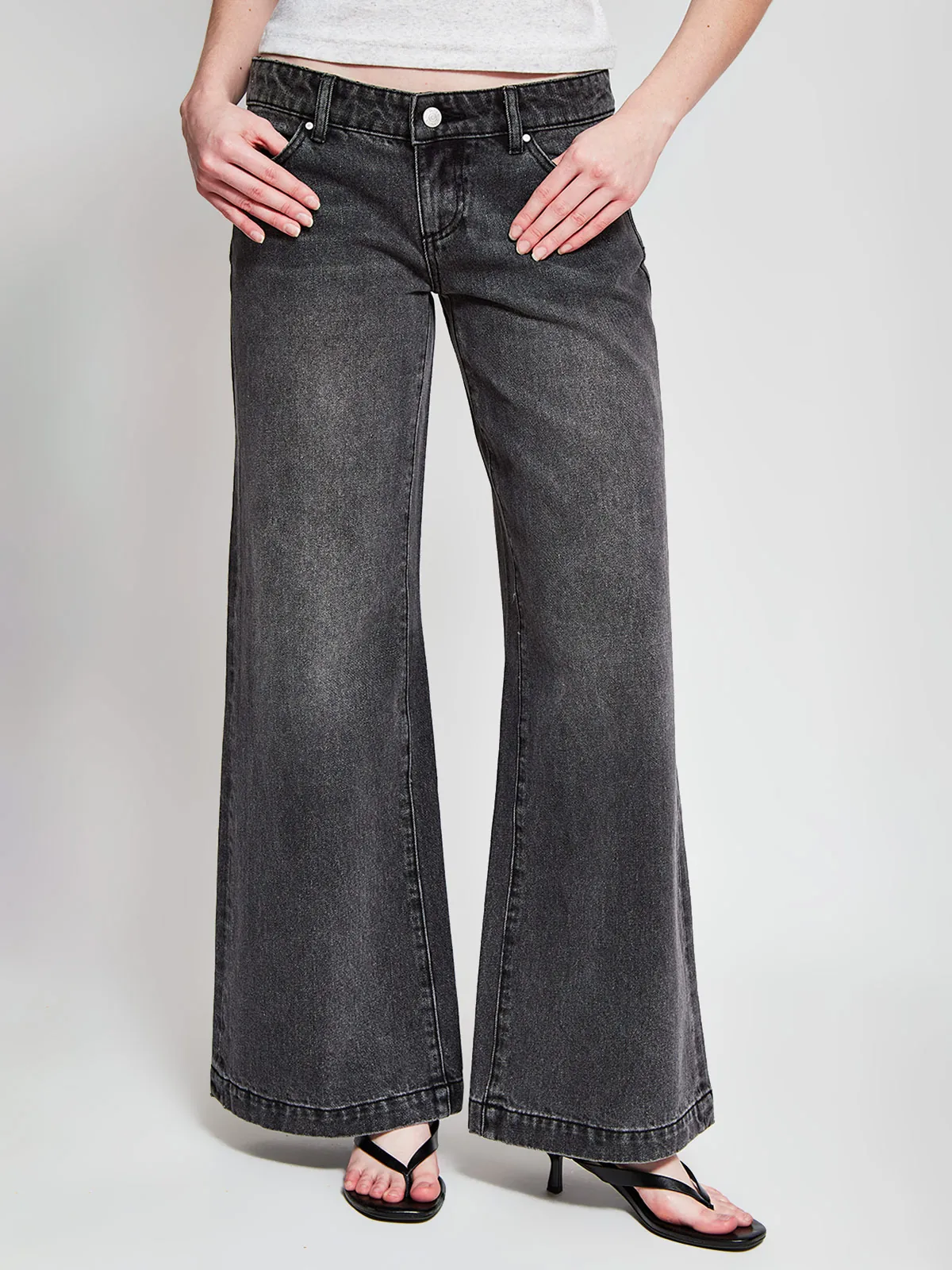 JEANS MUJER INDEX ALGODÓN TIRO BAJO - 2