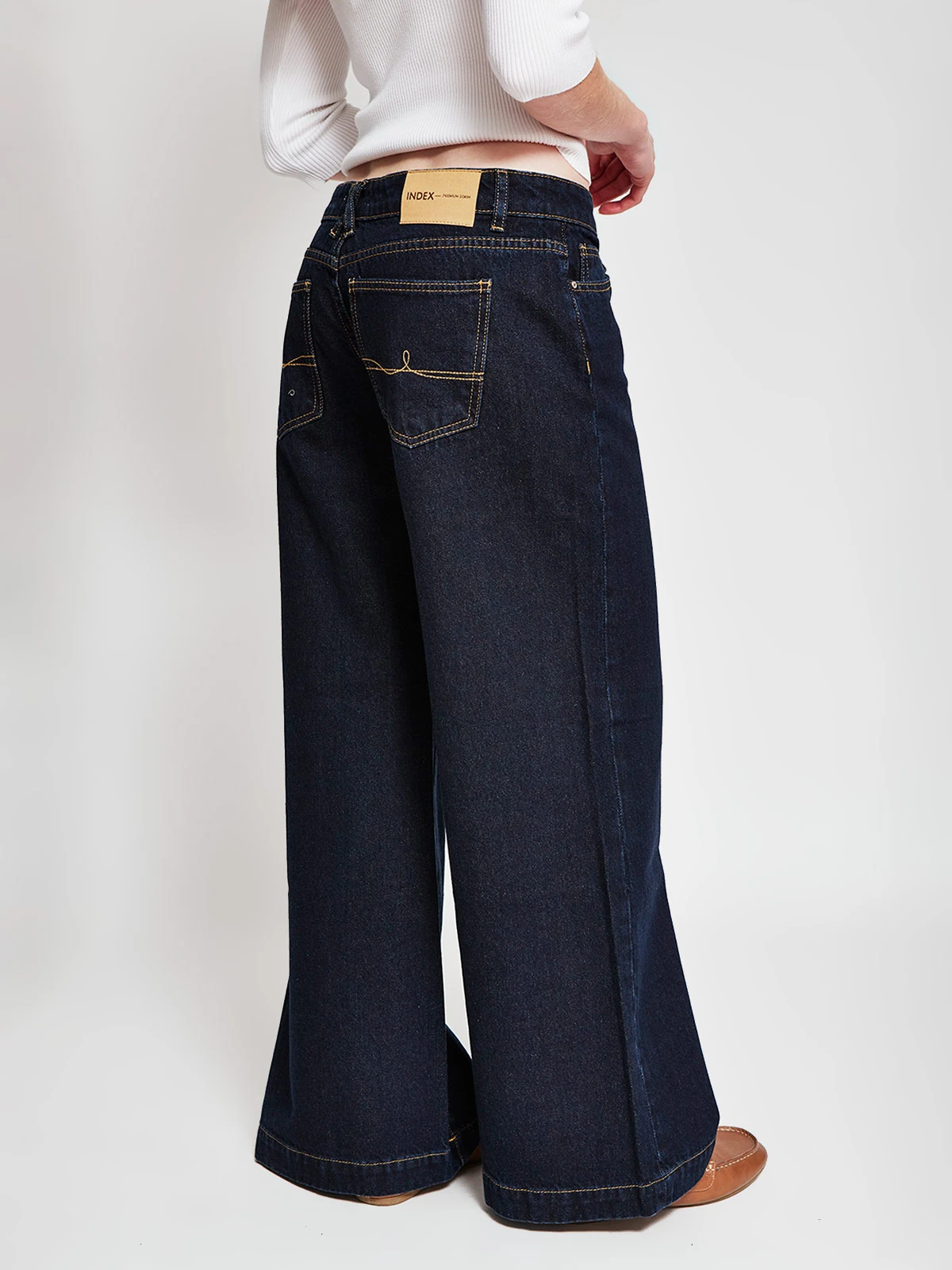 JEANS MUJER INDEX ALGODÓN TIRO BAJO - 3