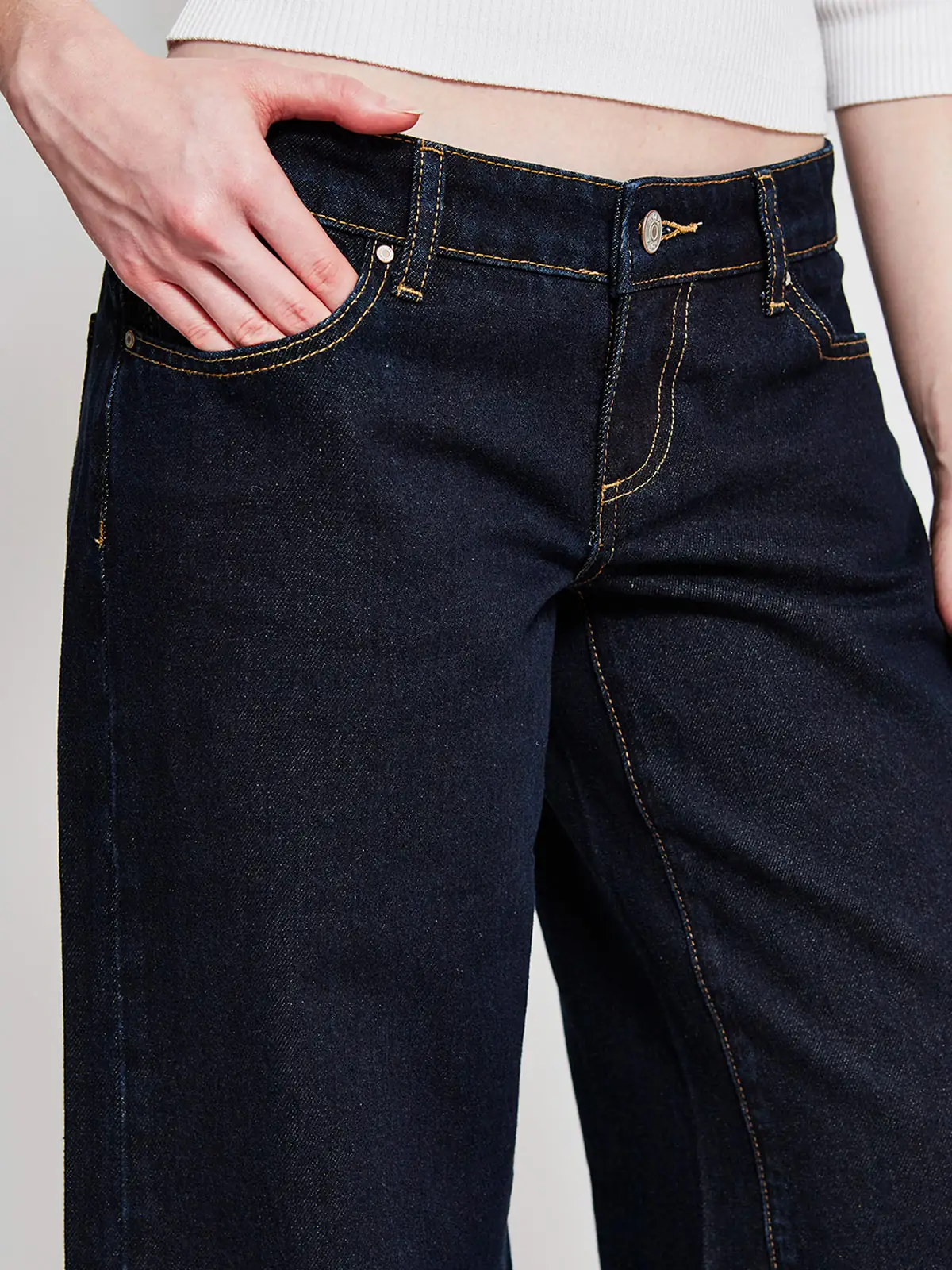 JEANS MUJER INDEX ALGODÓN TIRO BAJO - 4