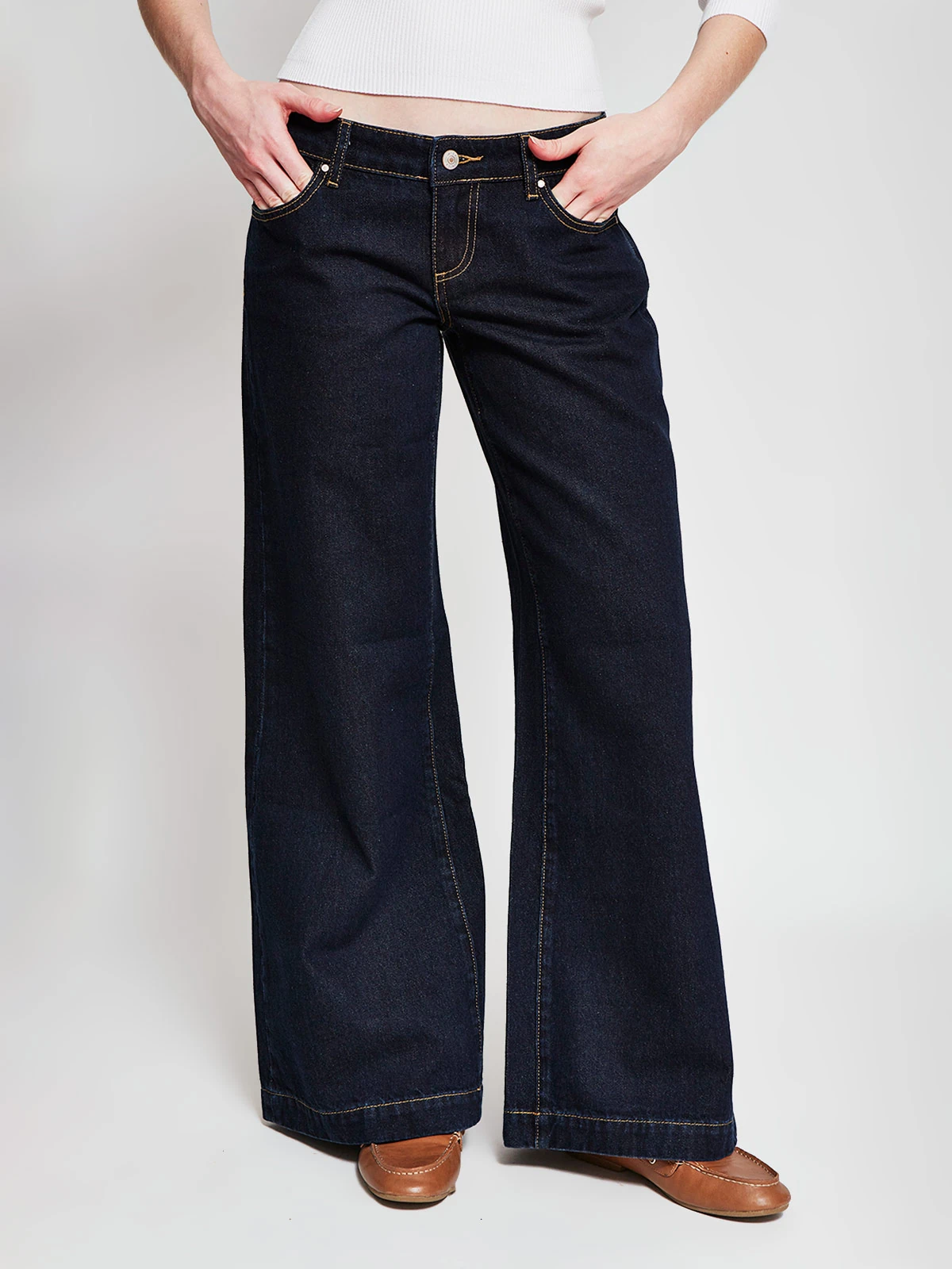 JEANS MUJER INDEX ALGODÓN TIRO BAJO - 2
