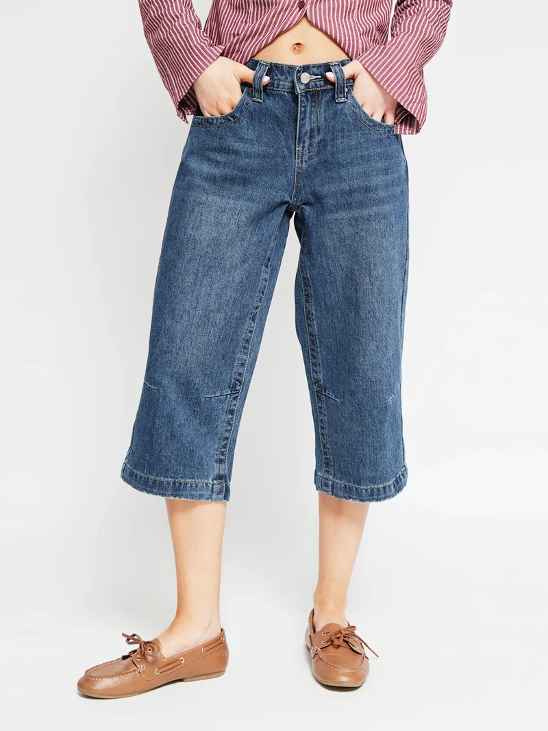 SHORT MUJER INDEX ALGODÓN LARGO DENIM - 3