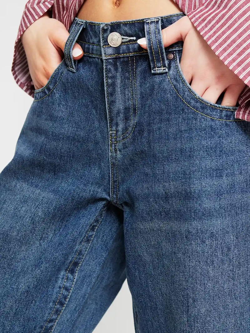SHORT MUJER INDEX ALGODÓN LARGO DENIM - 5