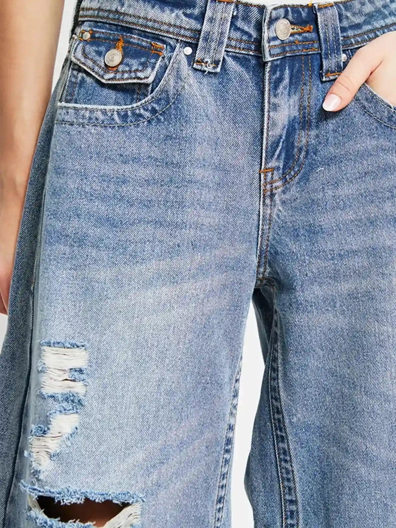 JEANS MUJER INDEX ALGODÓN BALLOON - 4