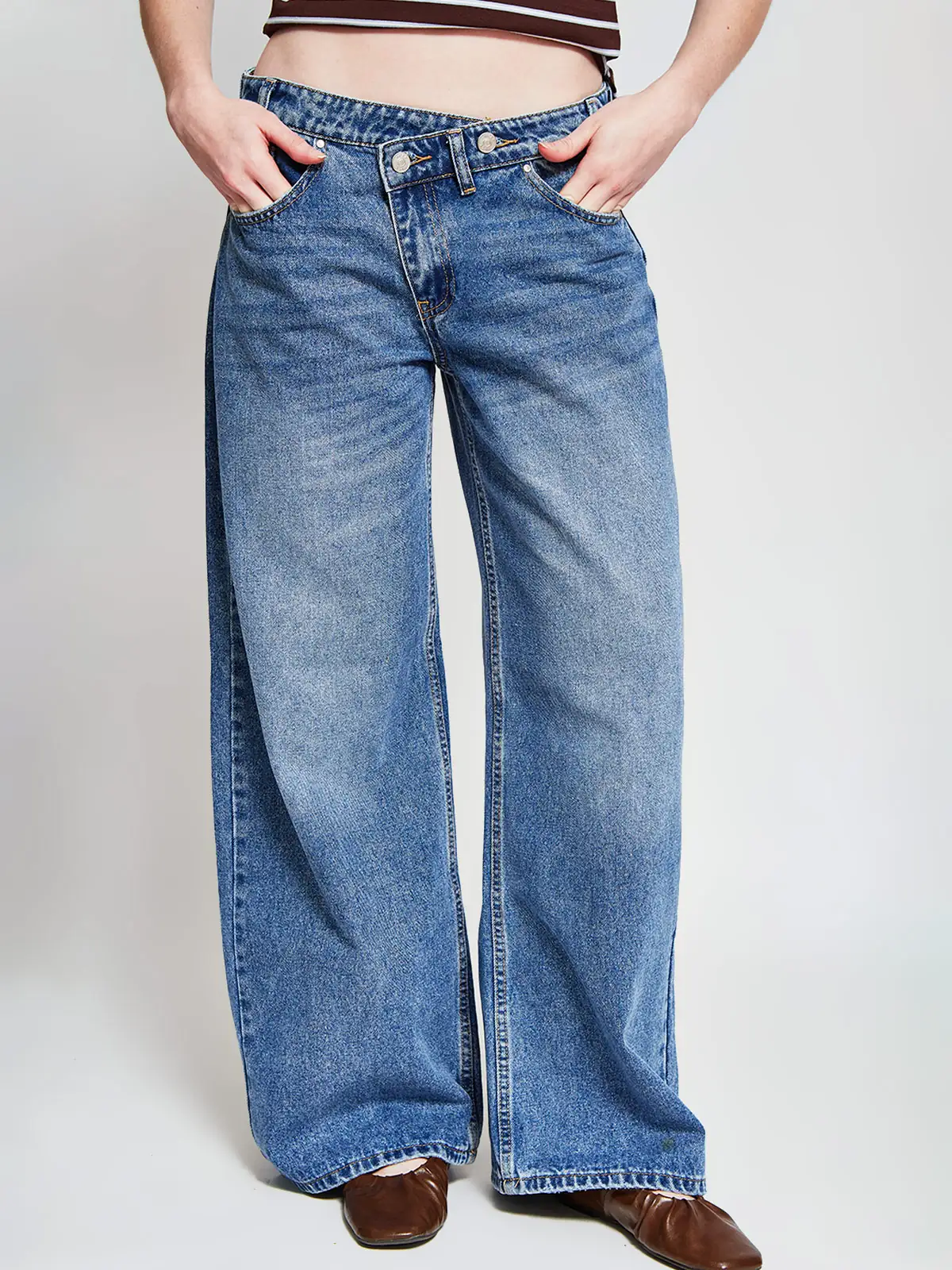 JEANS MUJER INDEX ALGODÓN CRUZADO - 2