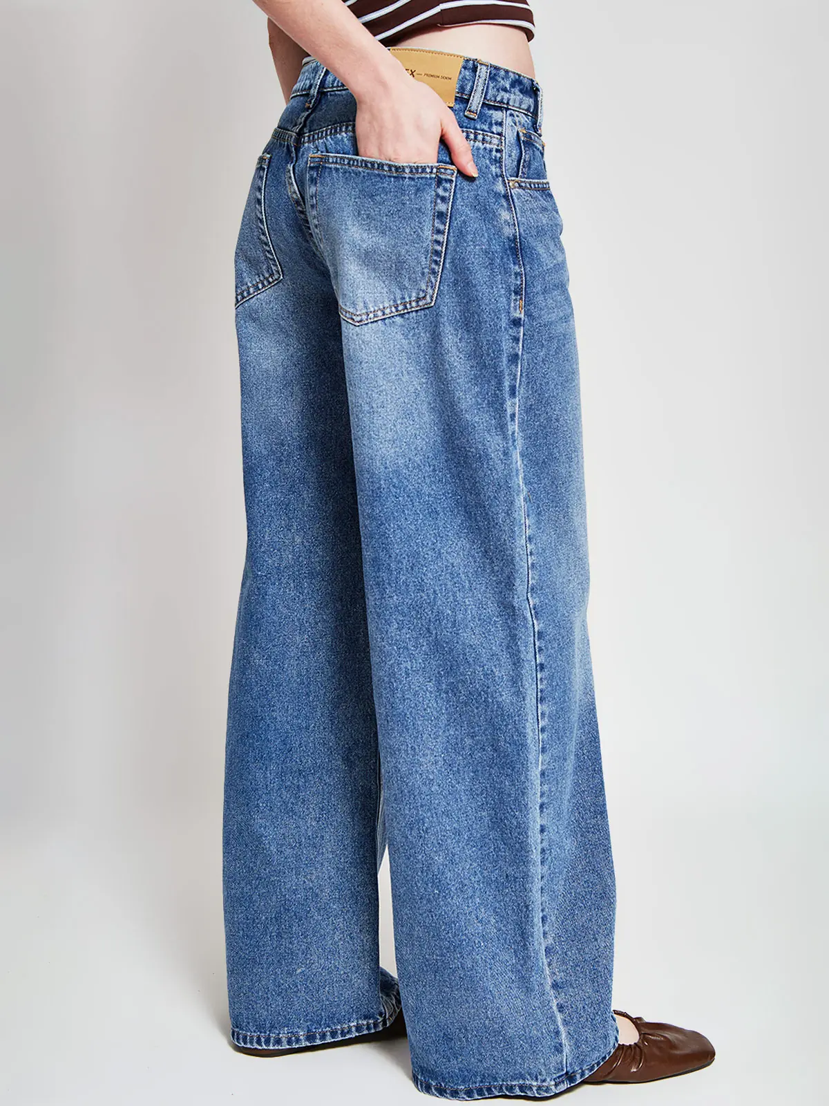 JEANS MUJER INDEX ALGODÓN CRUZADO - 3